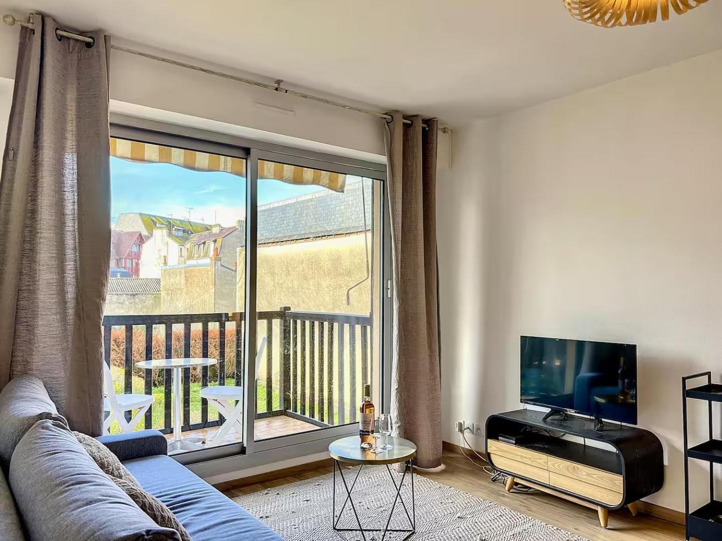 Cosy T2 Terrasse Sud - Centre Deauville Et Hippodrome 외부 사진